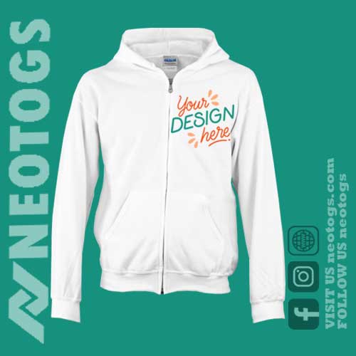 custom hoodies with zipper