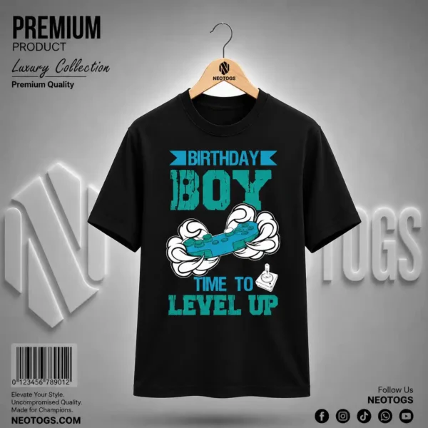 Birthday Boy Gaming T-Shirt for Men by NEOTOGS