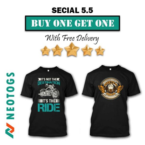 Neotogs Black Custom T Shirt Combo Offer 2