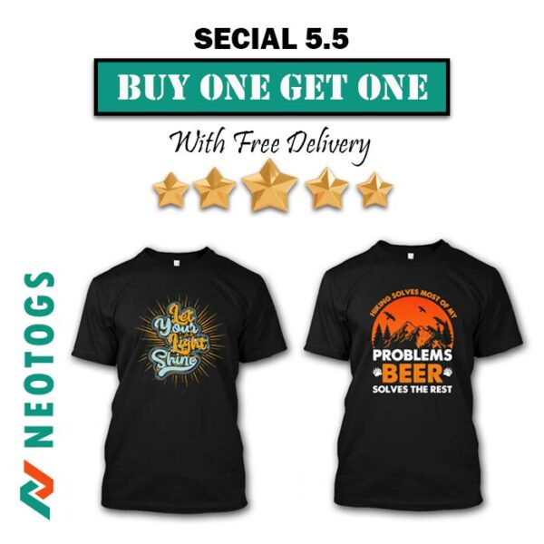 Neotogs Black Custom T Shirt Combo Offer 4