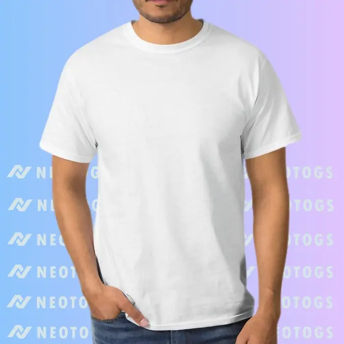 Neotogs Round Neck Customize T Shirt White Color Front