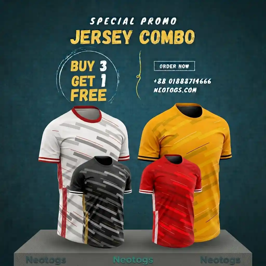 Elite Jersey T-Shirt Combo for Men in BD | 180 GSM Organic PP Fabric 1 Elite Jersey T-Shirt Combo for Men in BD